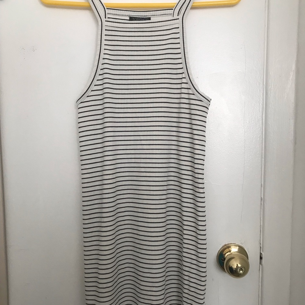 Midi Stripes black & white dress